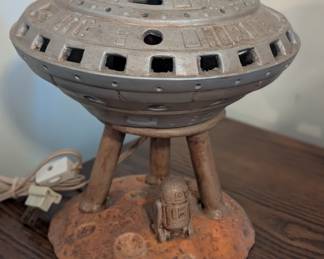 Vintage Star Wars Great Plains Mold Co. Ceramic Lamp