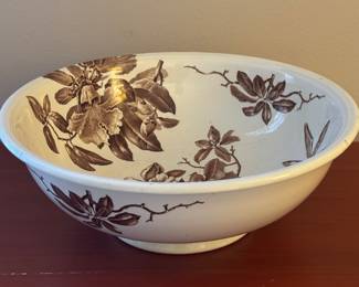 Large antique dry sink bowl