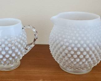 Hobnail small pitchers
