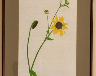 Henry Evans 1969 "Sunflower Kansas State Flower" 47/95