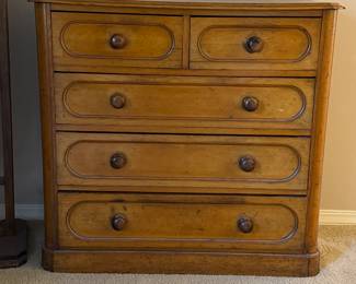 Midsize antique bureau 