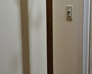 Antique wood coat tree