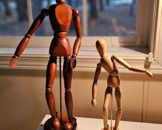 Small wood mannequins - very unique
