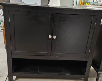 Black cabinet