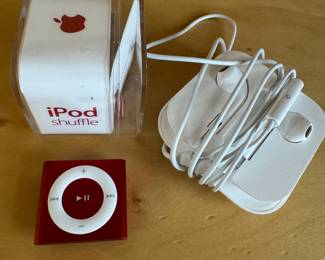 iPod shuffle and ear buds