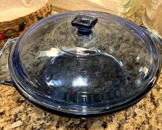 Vintage blue Pyrex!  Lovely!