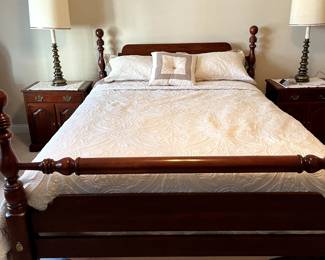 Queen bed, with two matching nightstands!
