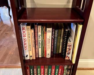 Folding bookcase...in great condition, very handy for guest room, den, kitchen, etc.