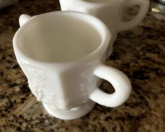 Milkglass cream & Sugar...lovely!  Goes with any color decor!