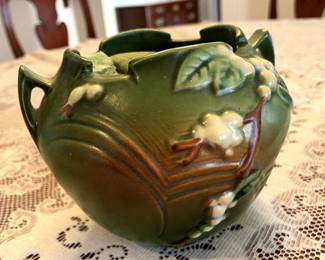 Roseville Pottery, in the Snowberry design...Perfection!