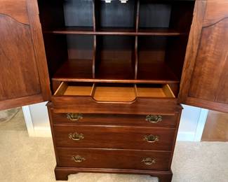 High Boy open..LOOK at all that space!  Mint condition!