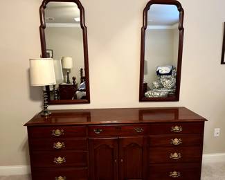 The two mirrors are also Henkel-Harris...lovely!