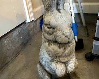 This little bunny needs to go in your garden! Concrete Garden Bunny...TOO CUTE!