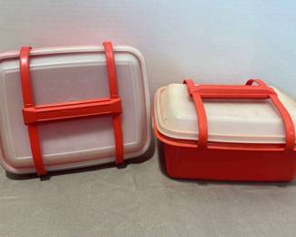 Two Tupperware Lunch Boxes