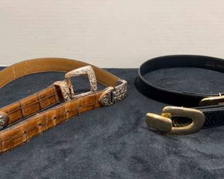 Belts One Snake Skin Other Leather