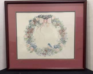 Little Bird Framed Picture Signed