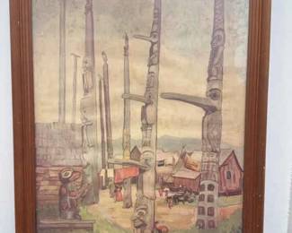 KITSEUKLA, 1912, by Emily Carr