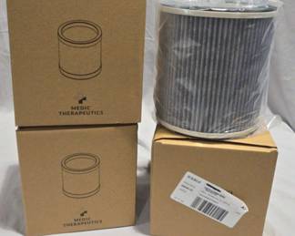 Three New In Box Medic Therapeutics H13 HEPA Activated Carbon Filters