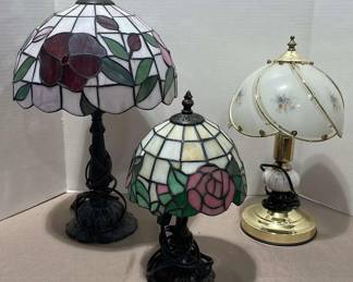 Three Pretty Table Lamps 