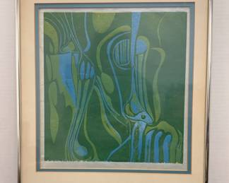 Green Blue Print in beautiful Design