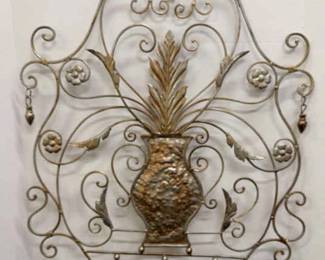 Metal Flower Wallart