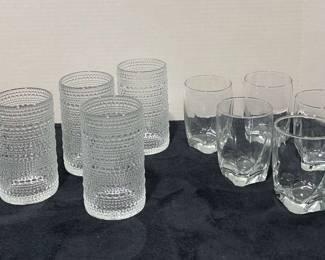 Hobnail Liquor Glasses