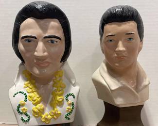 Two Elvis Busts 