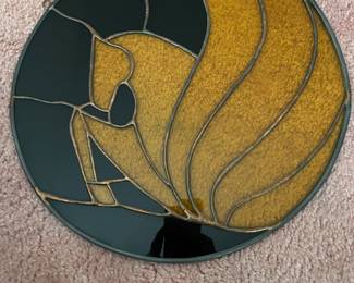 UCF window decor - stained glass