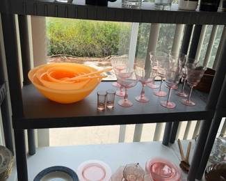 Pink Depression Glassware