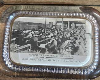 Antique paperweight. Photo from Cedar Rapids Business College