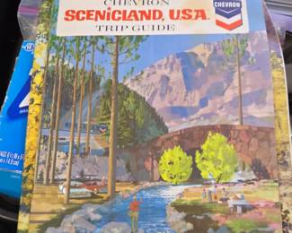 Vintage Chevron travel guide