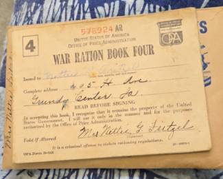 War ration book