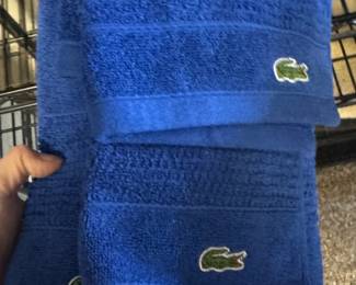 Lacoste towels