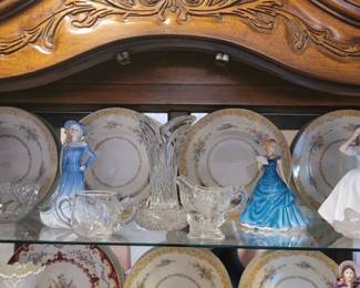 1998 Royal Doulton "Rebecca" Figurine, Coalport "Elaine" Figurine, Royal Doulton December Turquoise Figurine, Coalport "Christina" Figurine