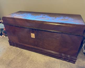 Art Deco Lifetime Cedar Chest
