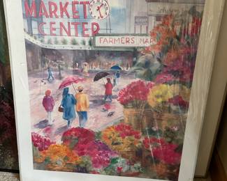 Print of Seattle Public Market Center