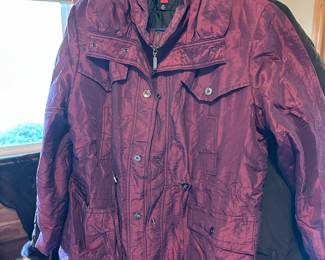 Gallery Maroon Utility Jacket - Size PL