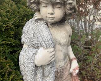 Young Boy Garden Statue