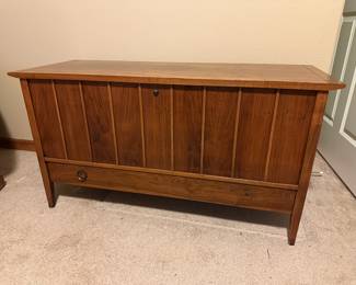 Mid Century Lane Cedar Chest with Bottom Drawer