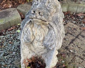 Concrete Spaniel Dog Garden Planter/Statue