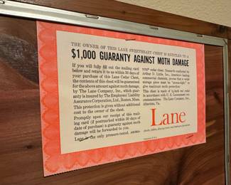 Mid Century Lane Cedar Chest with Bottom Drawer