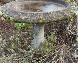 Concrete Bird Bath