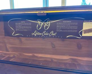 Art Deco Lifetime Cedar Chest