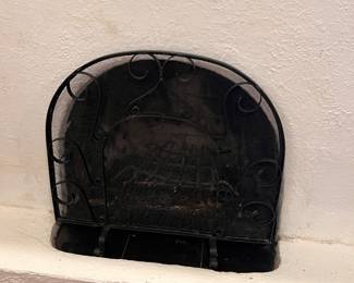 Vintage, original fireplace screen