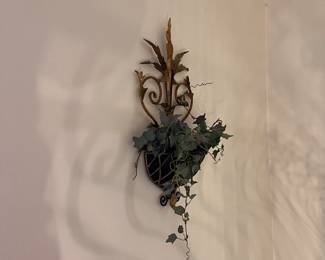 this sconce is part of a pair. Little age on the set, has that cache