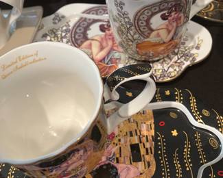 Gustav klimt tea cup and saucer 