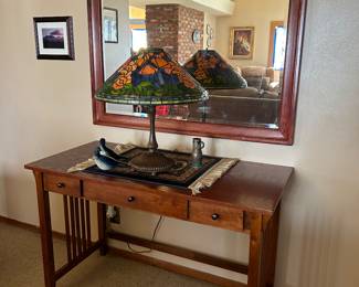 Craftsman style furnishings. 