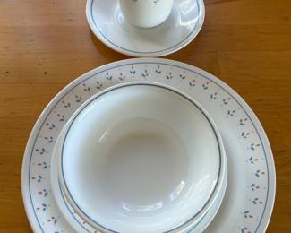 Corelle Normandy dinnerware. 
