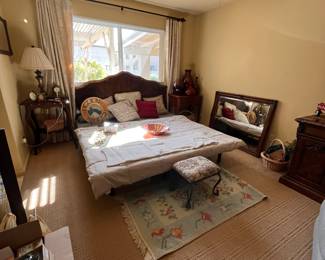 Living spaces adjustable king bed - never used.