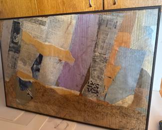 This piece is new to the collection though it was done in 1975 by Victor Lundy and it is signed. It was located at his residence when he moved from his home.